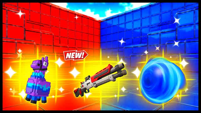 RED VS BLUE POSITION RETURN 🔴🔵 — Fortnite Creative map cover art