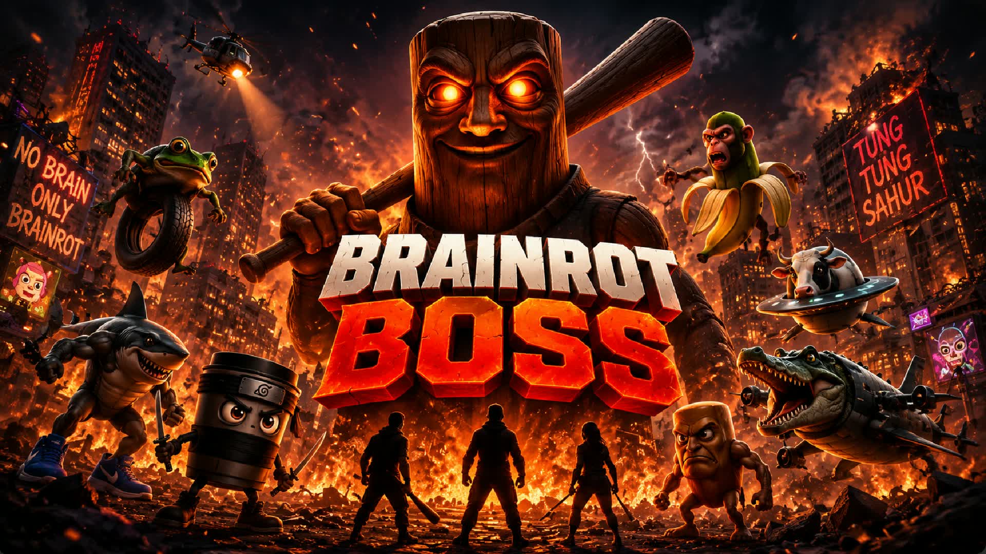 BRAINROT BOSS EVENT — Fortnite Creative map
