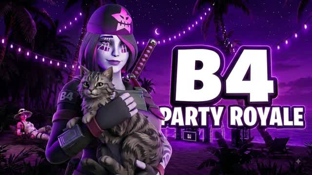 B4 Party Royale — Fortnite Creative map cover art
