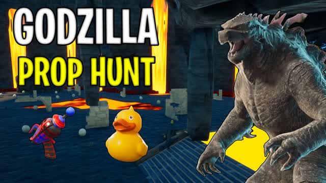 GODZILLA PROP HUNT — Fortnite Creative map cover art