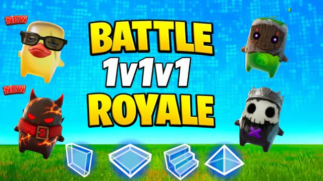 FAST 1V1V1🌀BATTLE ROYALE🌀FREE FOR ALL — Fortnite Creative map