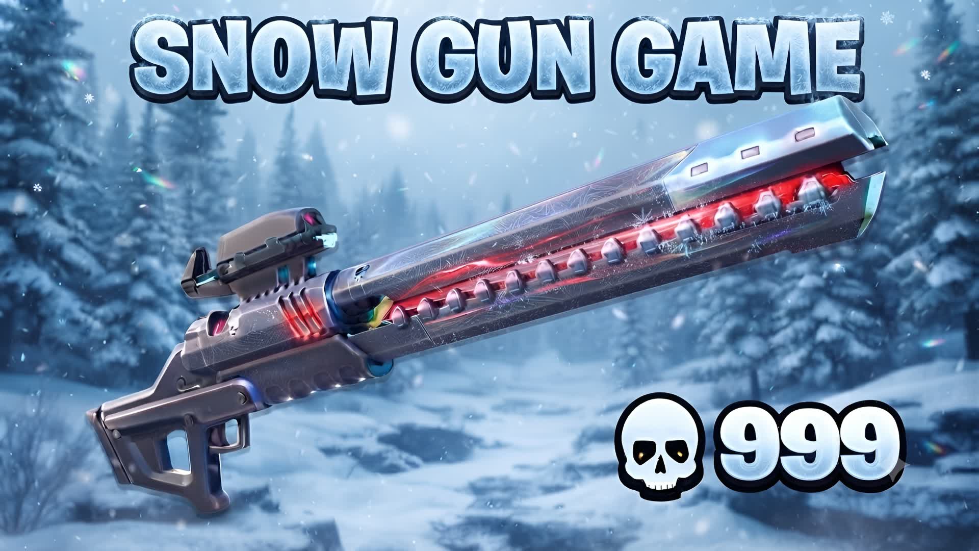 ❄SNOW GUN GAME 🔫 ONE SHOT🎯(FFA) — Fortnite Creative map