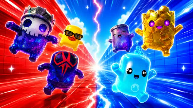 RED VS BLUE VICTORY CLASH 🔴🔵 — Fortnite Creative map