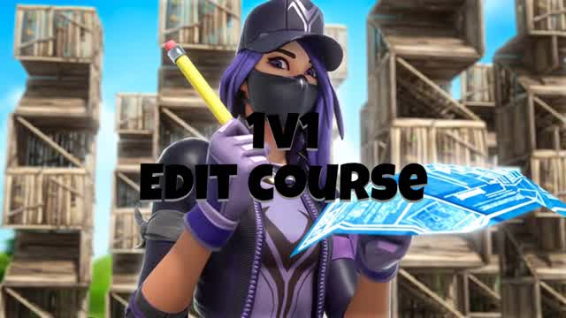 1v1 EDIT COURSE — Fortnite Creative map cover art
