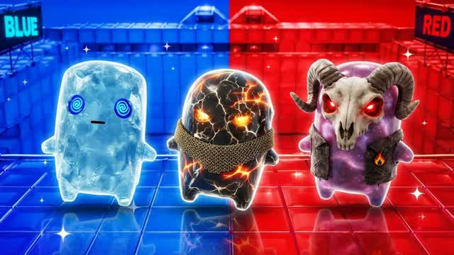 RED VS BLUE 🔵🔴APEO — Fortnite Creative map cover art