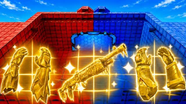 RED VS BLUE 🔴🔵 RVB ALL GUNS RVB — Fortnite Creative map cover art