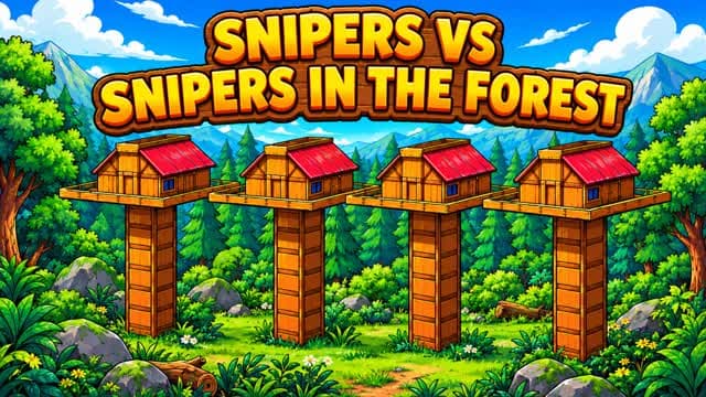 Snipers vs Snipers in the forest — Fortnite Creative map cover art