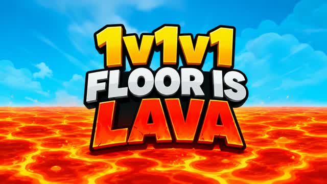 1v1v1 floor is lava Recarregar — Fortnite Creative map
