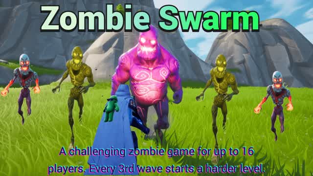 Zombie Swarm — Fortnite Creative map cover art