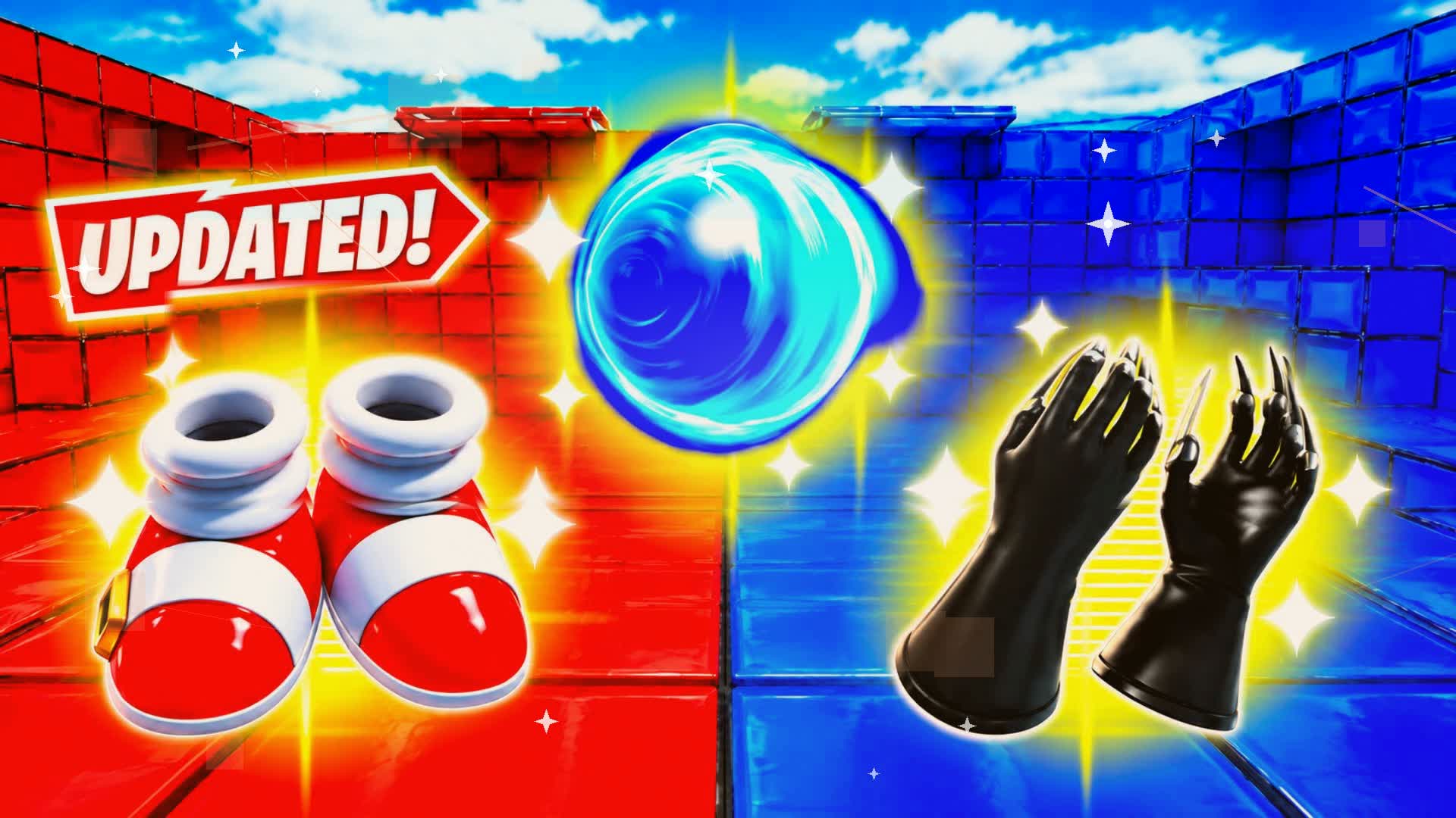 [][]SPIDER-MAN SONIC Games 🔴🔵 — Fortnite Creative map