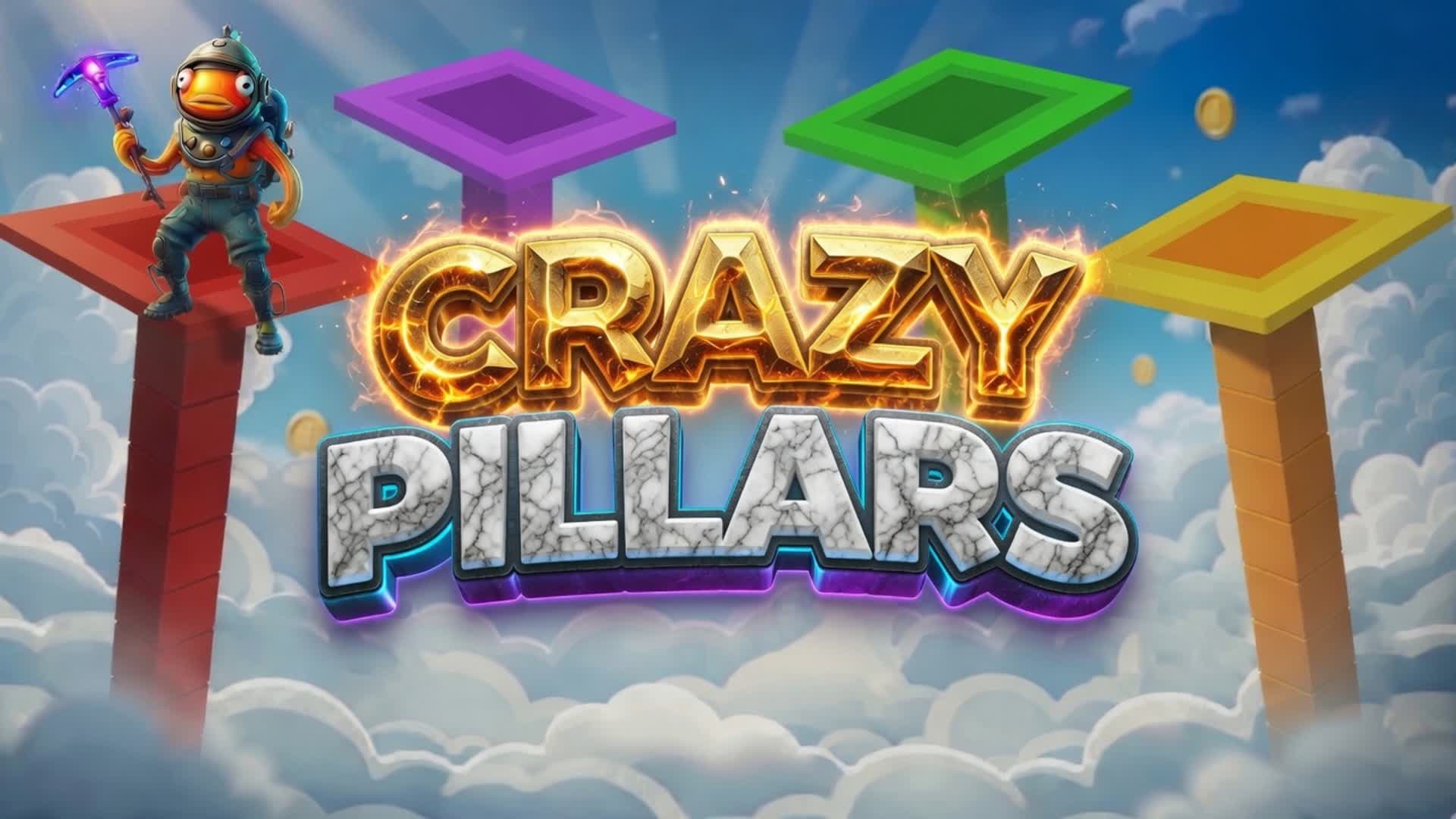 CRAZY PILLARS RANDOM ITEM — Fortnite Creative map