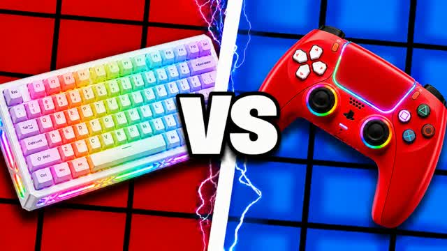 SUPER RED VS BLUE 🔴🔵 CRAZY MEGA COMBAT — Fortnite Creative map cover art