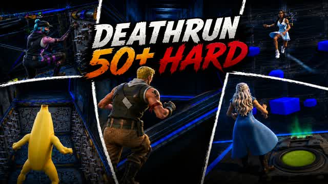 Deathrun 50+ hard — Fortnite Creative map