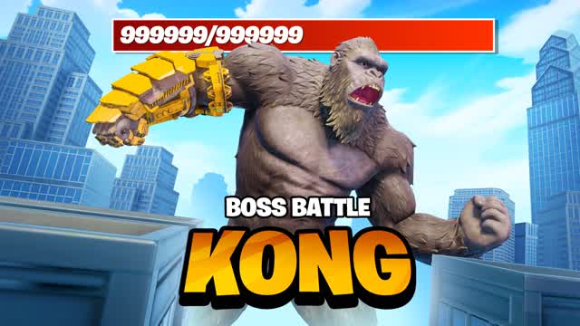 👑KONG BOSS FIGHT — Fortnite Creative map