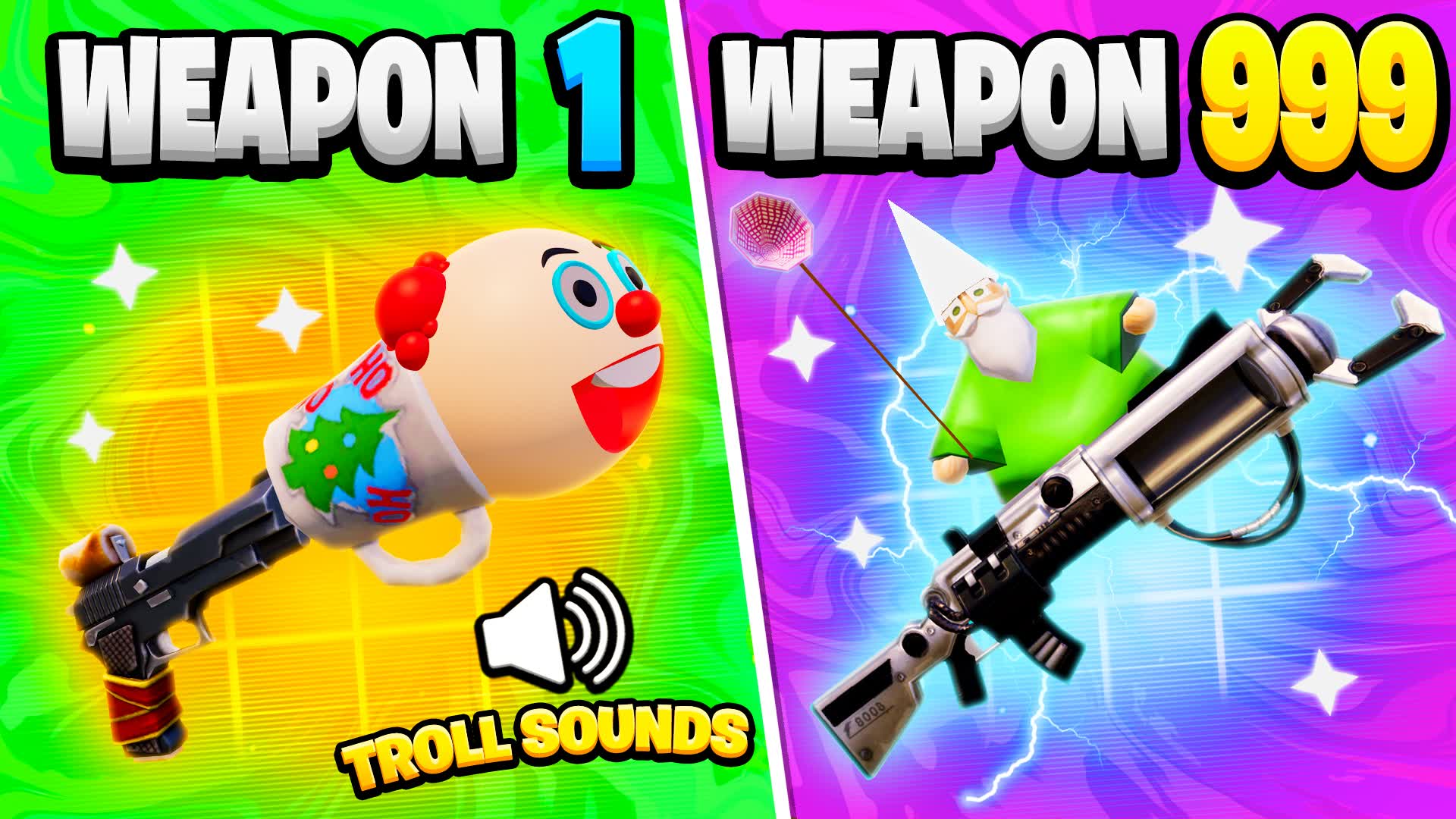 TROLL GUN GAME π β Fortnite Creative map