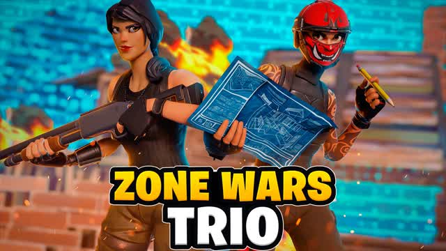 🌀Zone Wars Trio🌀 — Fortnite Creative map cover art