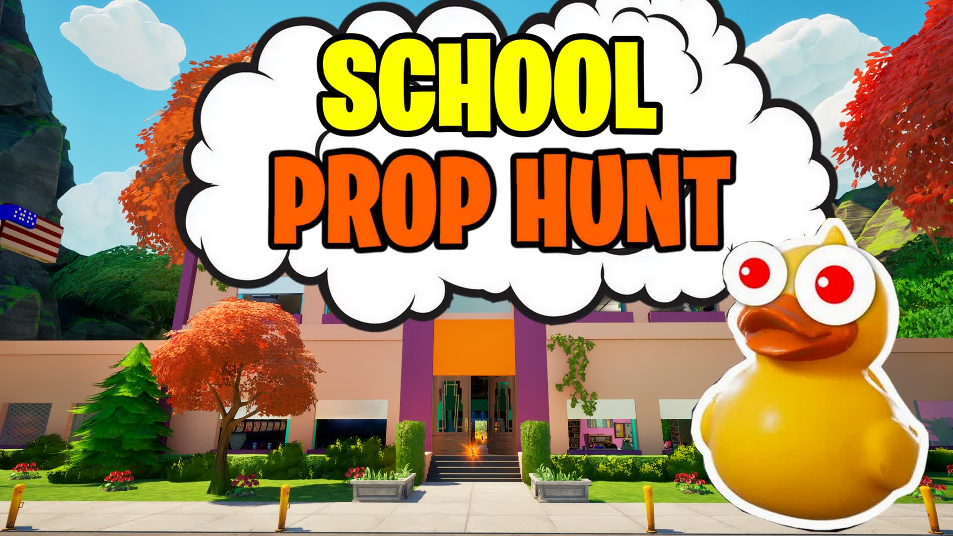 SCHOOL - PROP HUNT — Fortnite Creative map