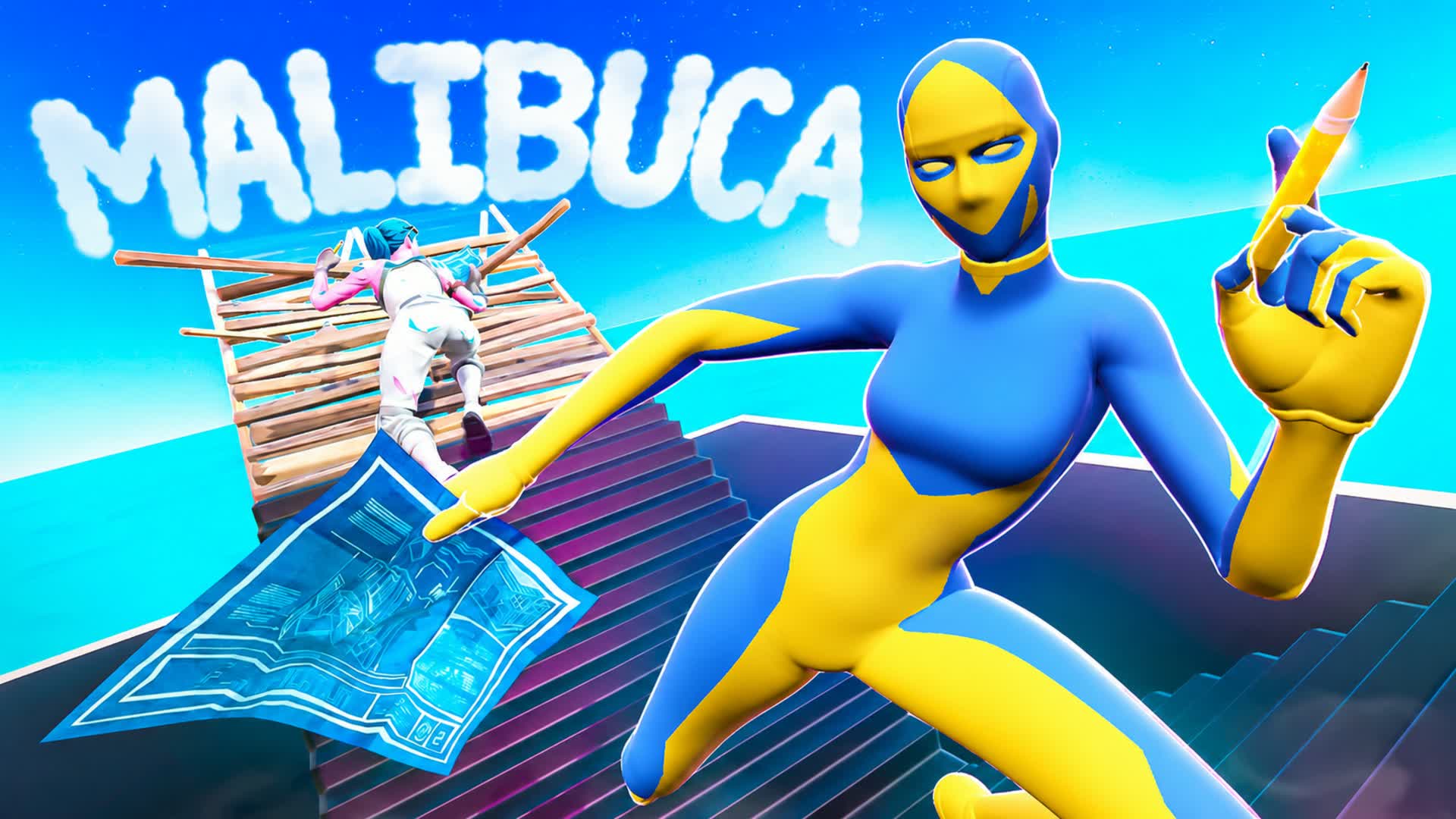COMBAT DE CONSTRUCTION 1V1 [MALIBUCA] — Fortnite Creative map