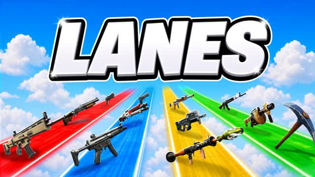 LANES — Fortnite Creative map cover art