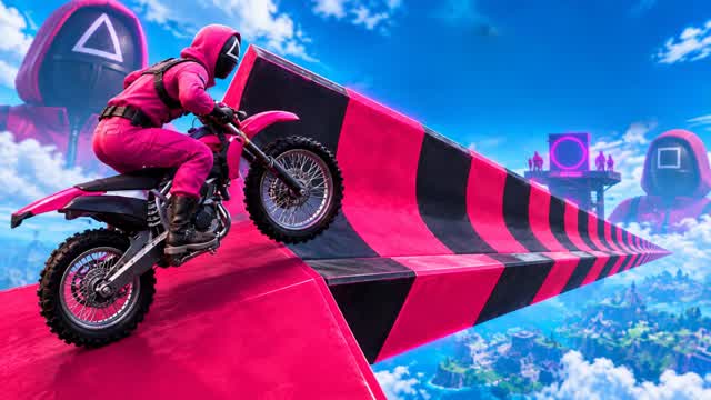 CAR RACE RAMP — Fortnite Creative map