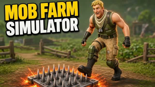 Mob Farm Simulator — Fortnite Creative map