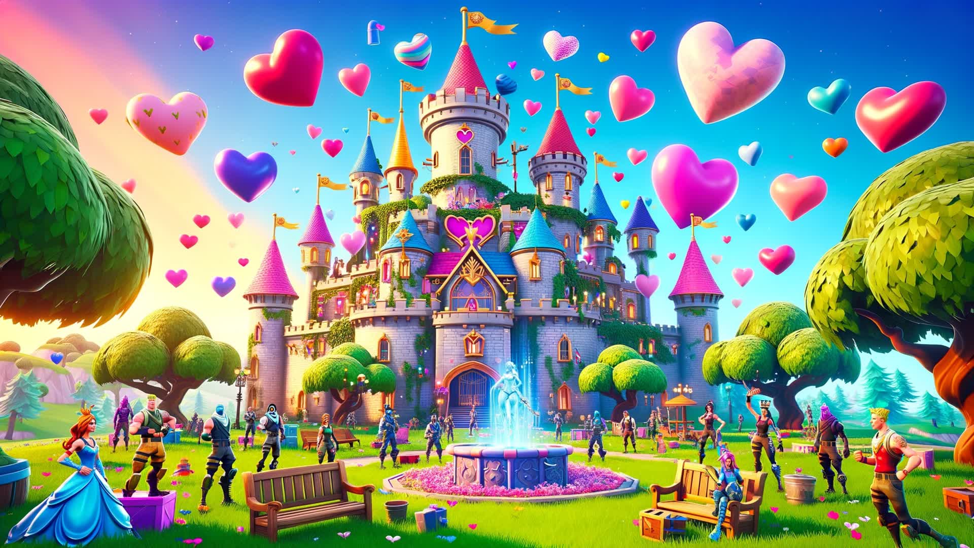 LOVE PROP HUNT ❤ — Fortnite Creative map
