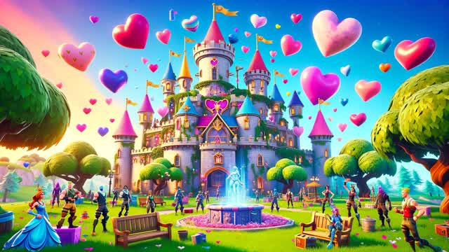 LOVE PROP HUNT ❤ — Fortnite Creative map