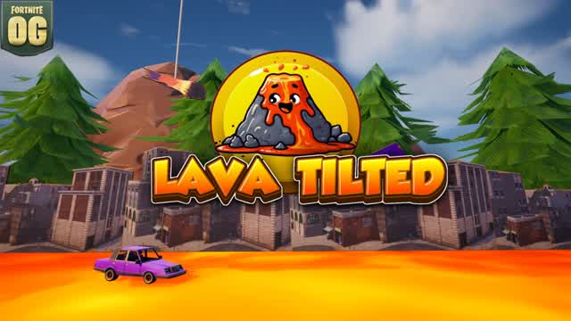 🌋LAVA TILTED ZONE WARS⭐️ — Fortnite Creative map cover art