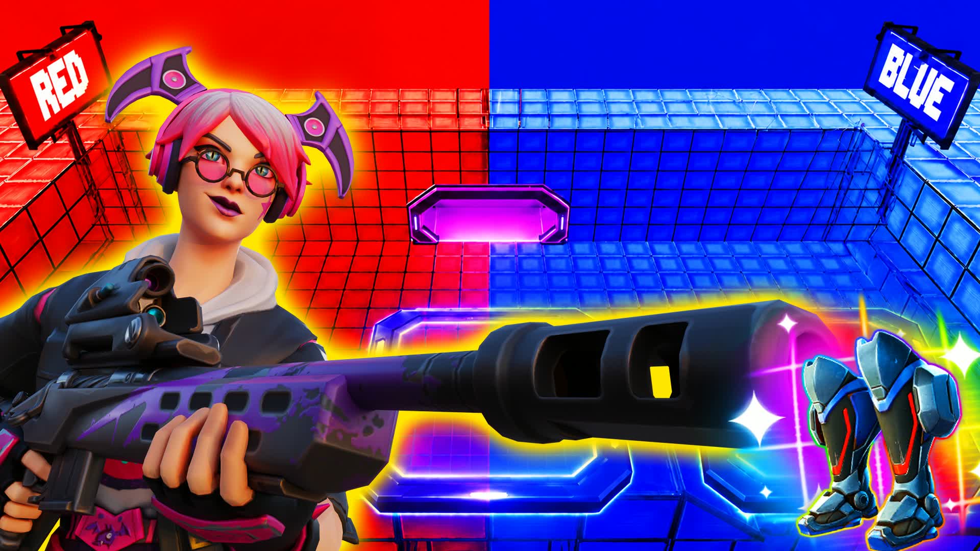 RVB🔴VS🔵Red Vs Blue — Fortnite Creative map