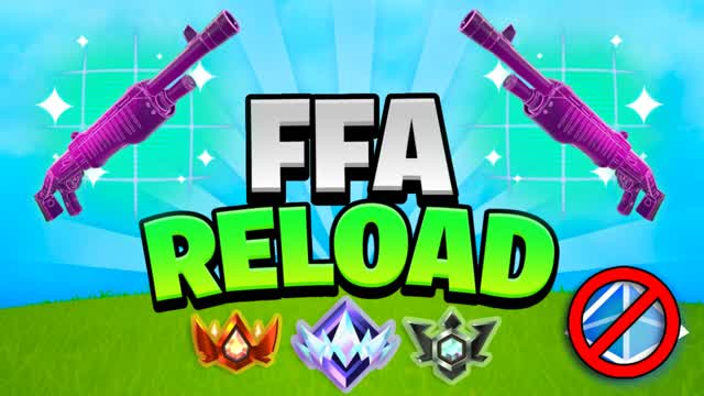 RANKED RELOAD FFA [ZERO BUILD] 🛠️❌ — Fortnite Creative map cover art