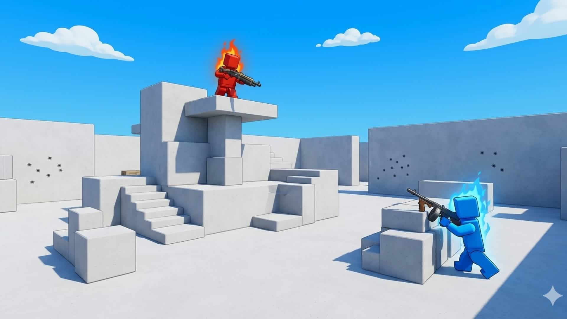 RED VS BLUE RVB RIVALS CRAZY UNC β Fortnite Creative map