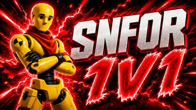 SNFOR 1V1 build — Fortnite Creative map cover art