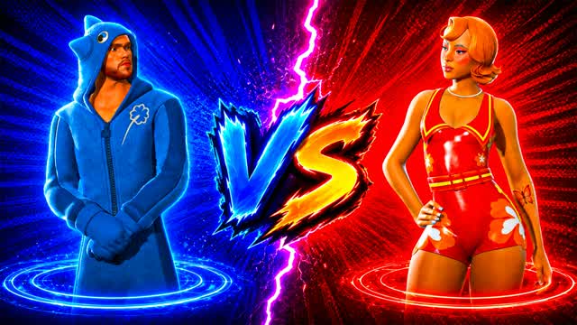 REDS VS BLUES GAME OF TEAMS — Fortnite Creative map