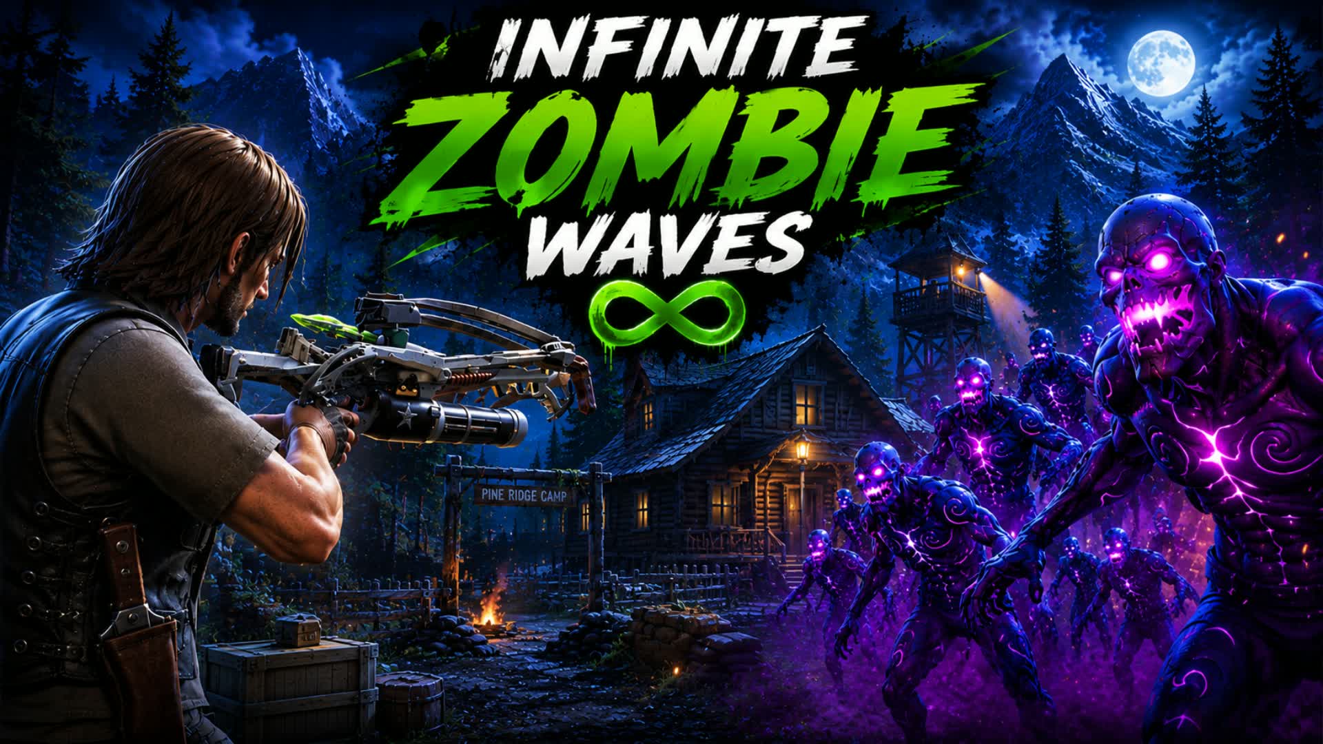 ZOMBIE INVASION: GHOST CAMP — Fortnite Creative map