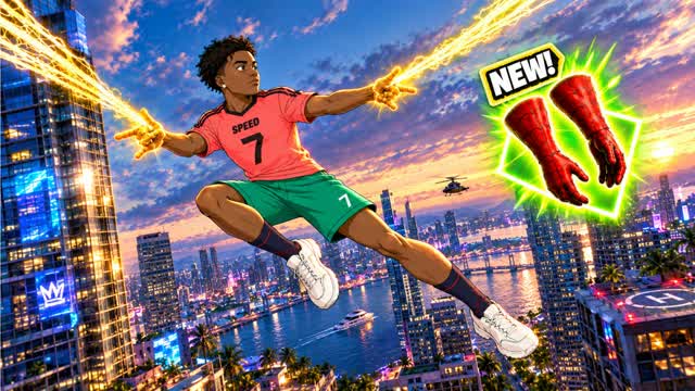 🎯GUN GAME SPIDER CITY GUN GAME😎 — Fortnite Creative map cover art