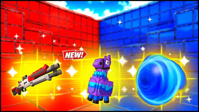 RED VS BLUE TEMPO SCALE 🔴🔵 — Fortnite Creative map cover art