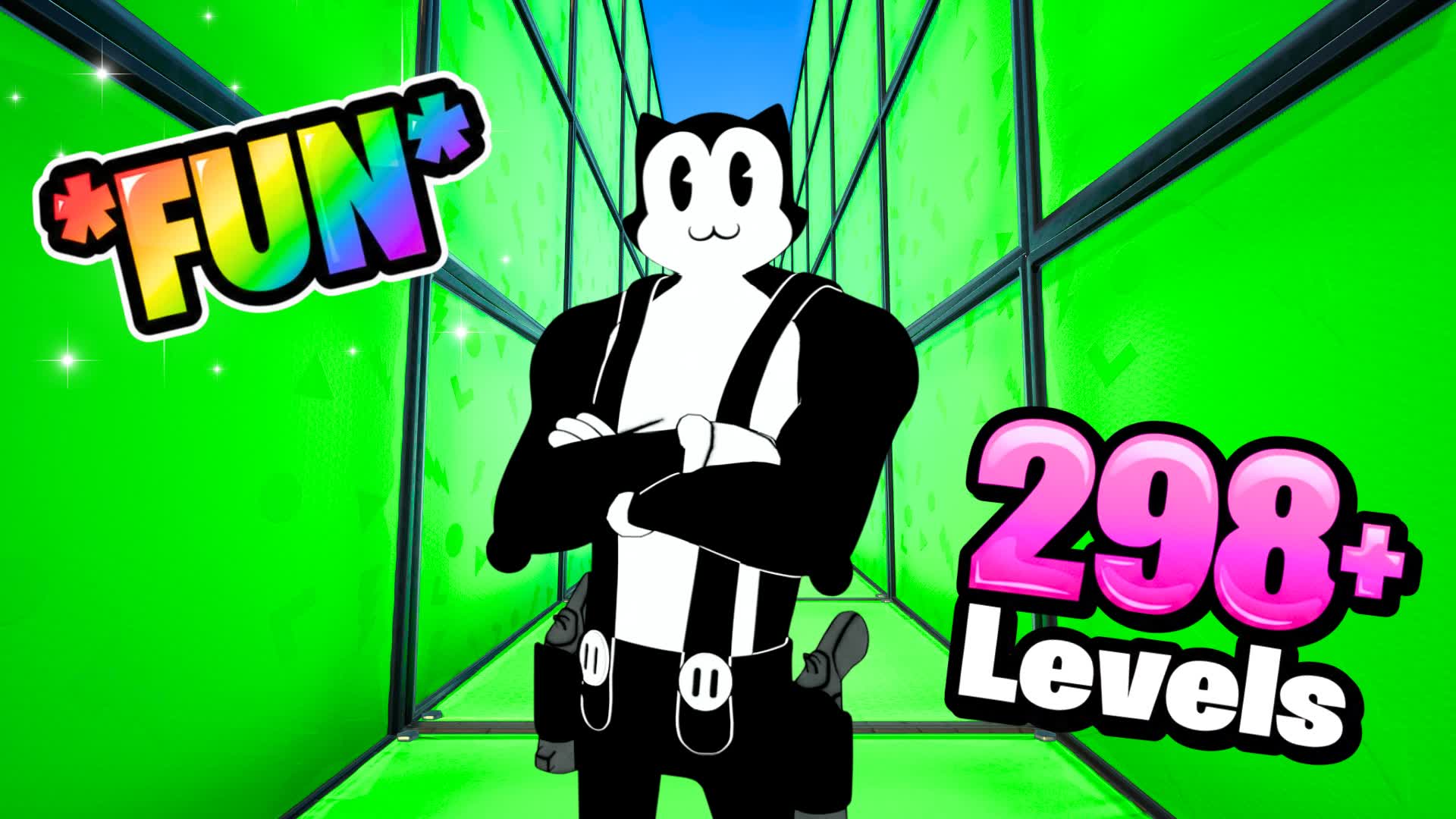 ✨FUN×FUN✨PARKOUR 298+ — Fortnite Creative map