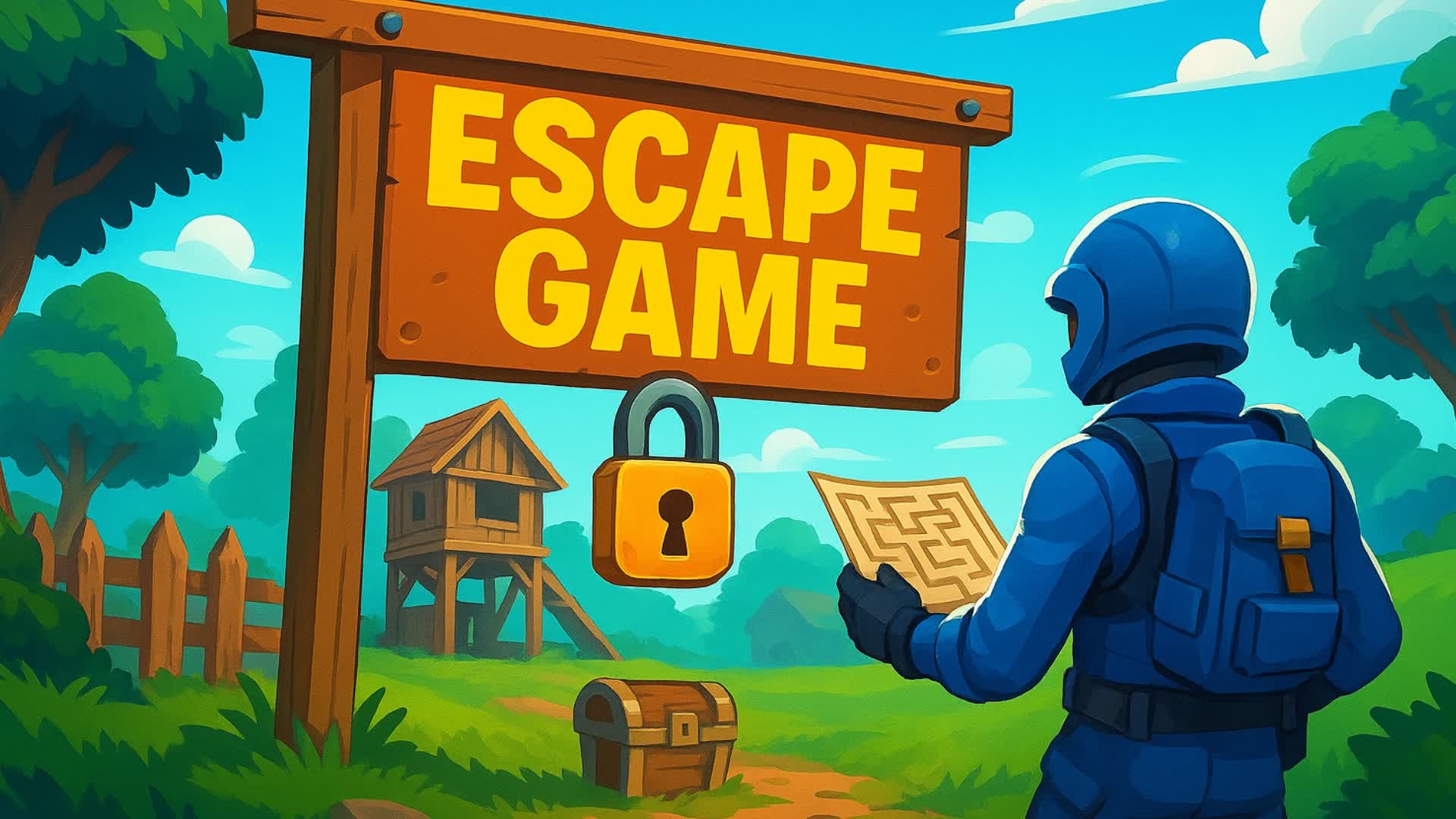 escape game BOUTON — Fortnite Creative map