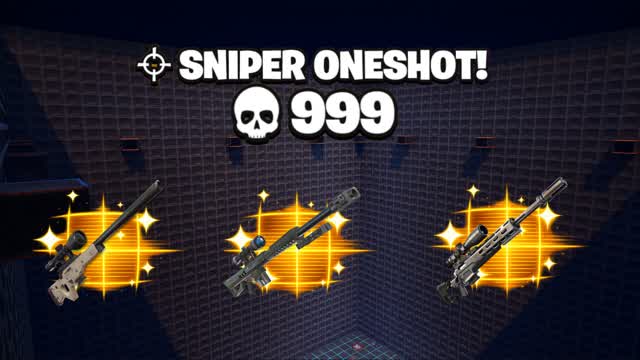 ONE SHOT TRICKSHOT — Fortnite Creative map cover art