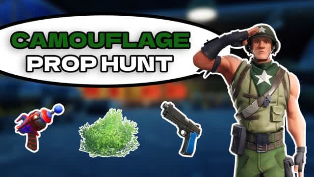CAMOUFLAGE - Prop Hunt — Fortnite Creative map cover art
