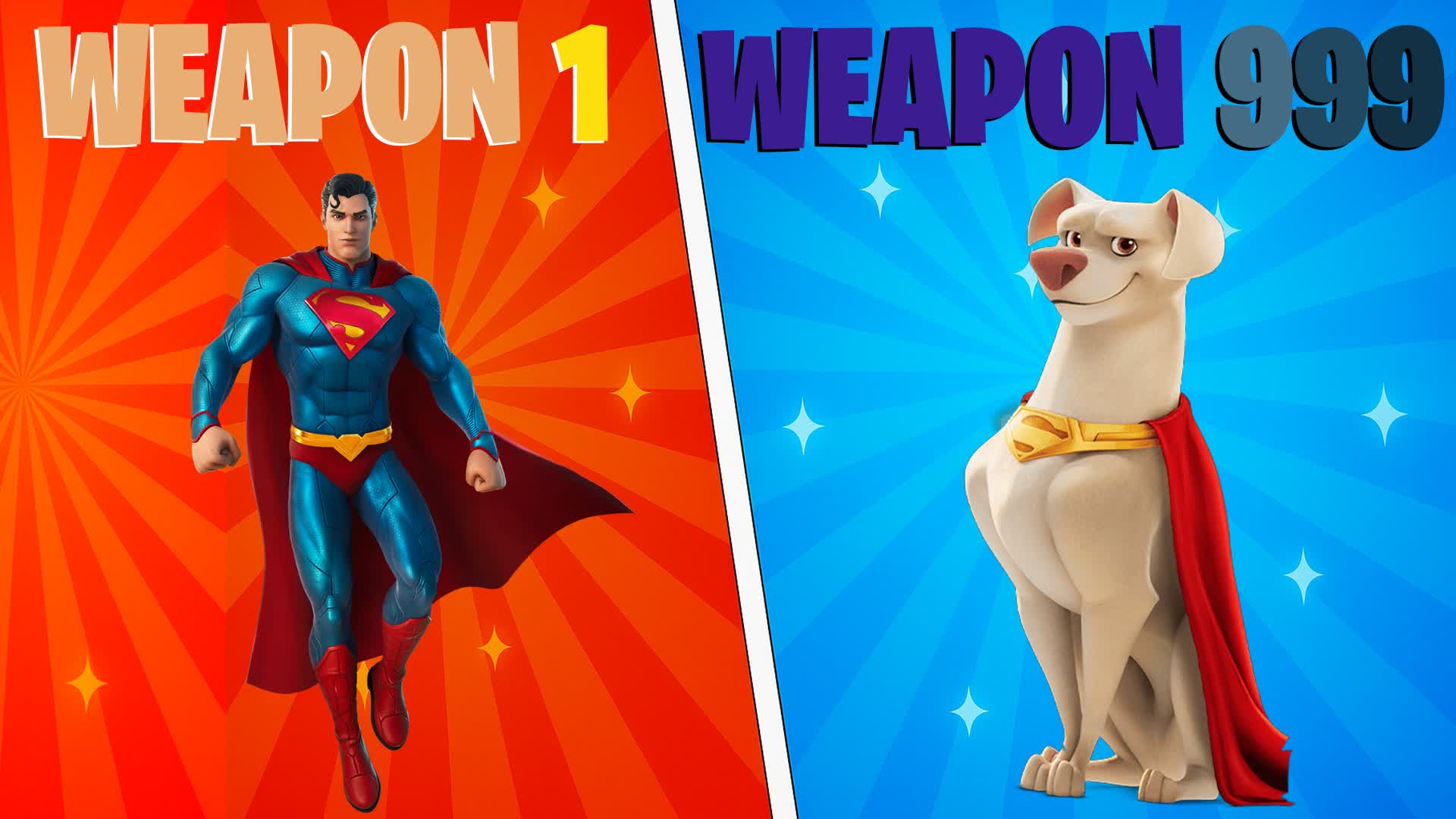 SUPERMAN GUN GAME — Fortnite Creative map