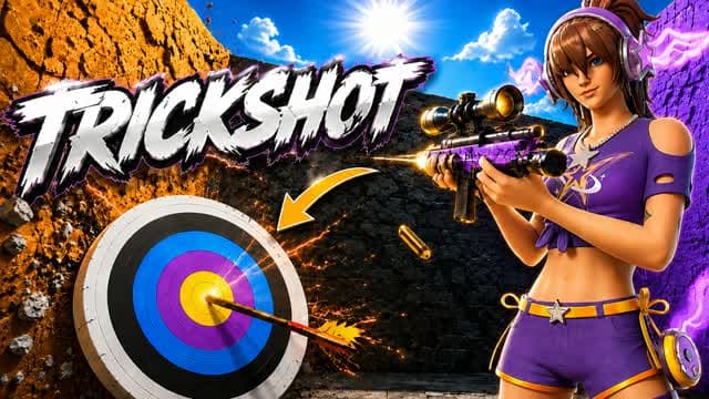TRICKSHOT PARKOUR Jump 🏆 — Fortnite Creative map cover art