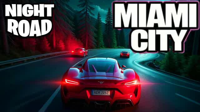 GRAND FREE NIGHT DRIVE 🌃 — Fortnite Creative map