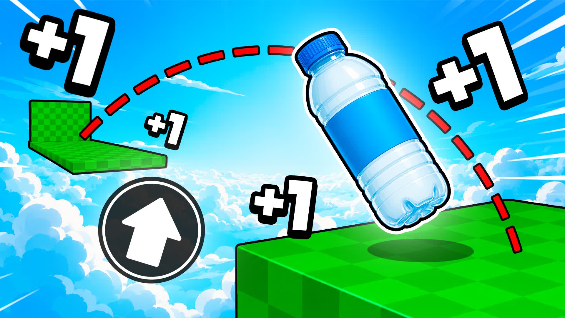 +1 BOTTLE FLIP: JUMP HIGHER! — Fortnite Creative map