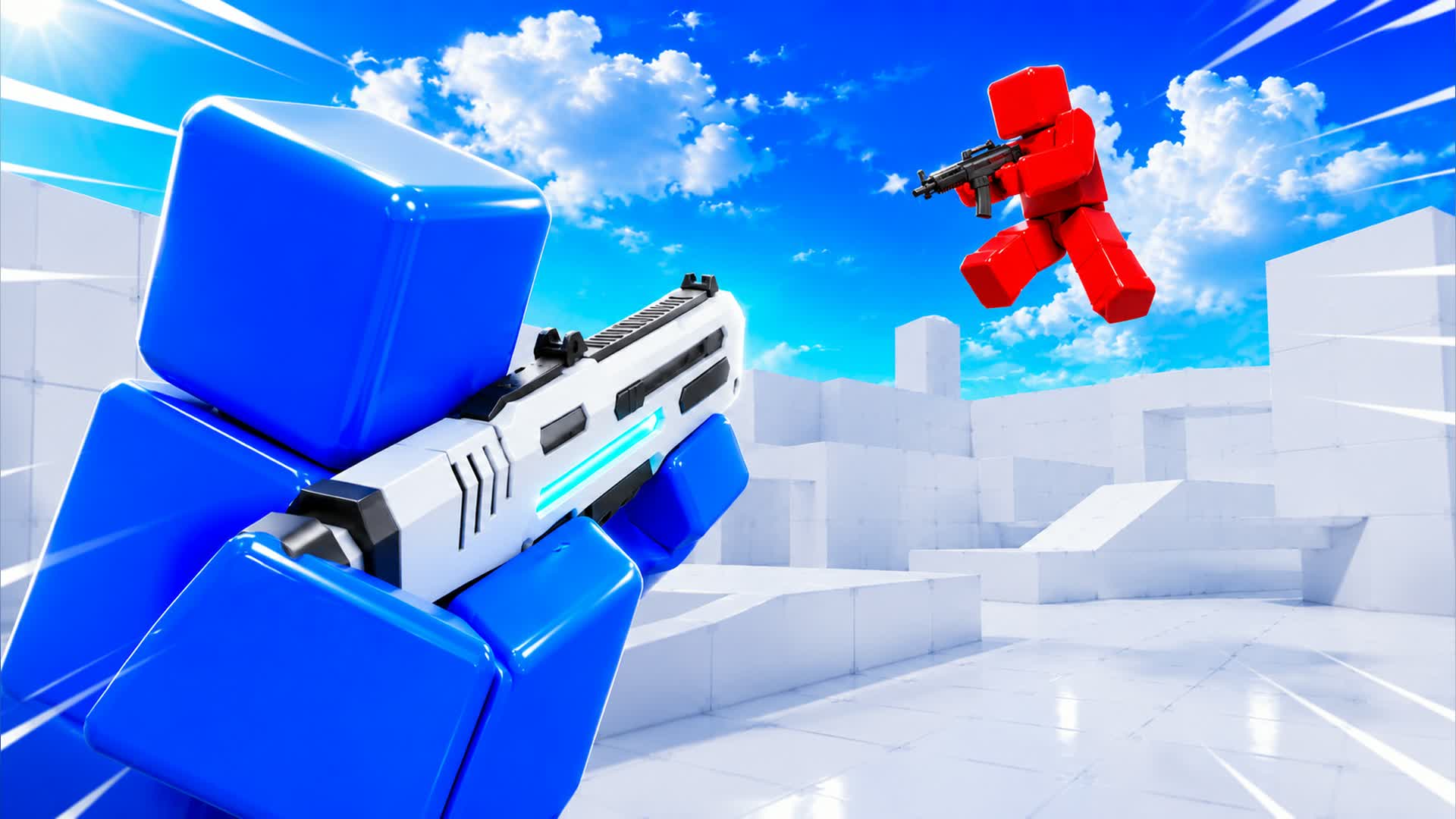 RED VS BLUE BLAZE ROUTE 🔴🔵 — Fortnite Creative map