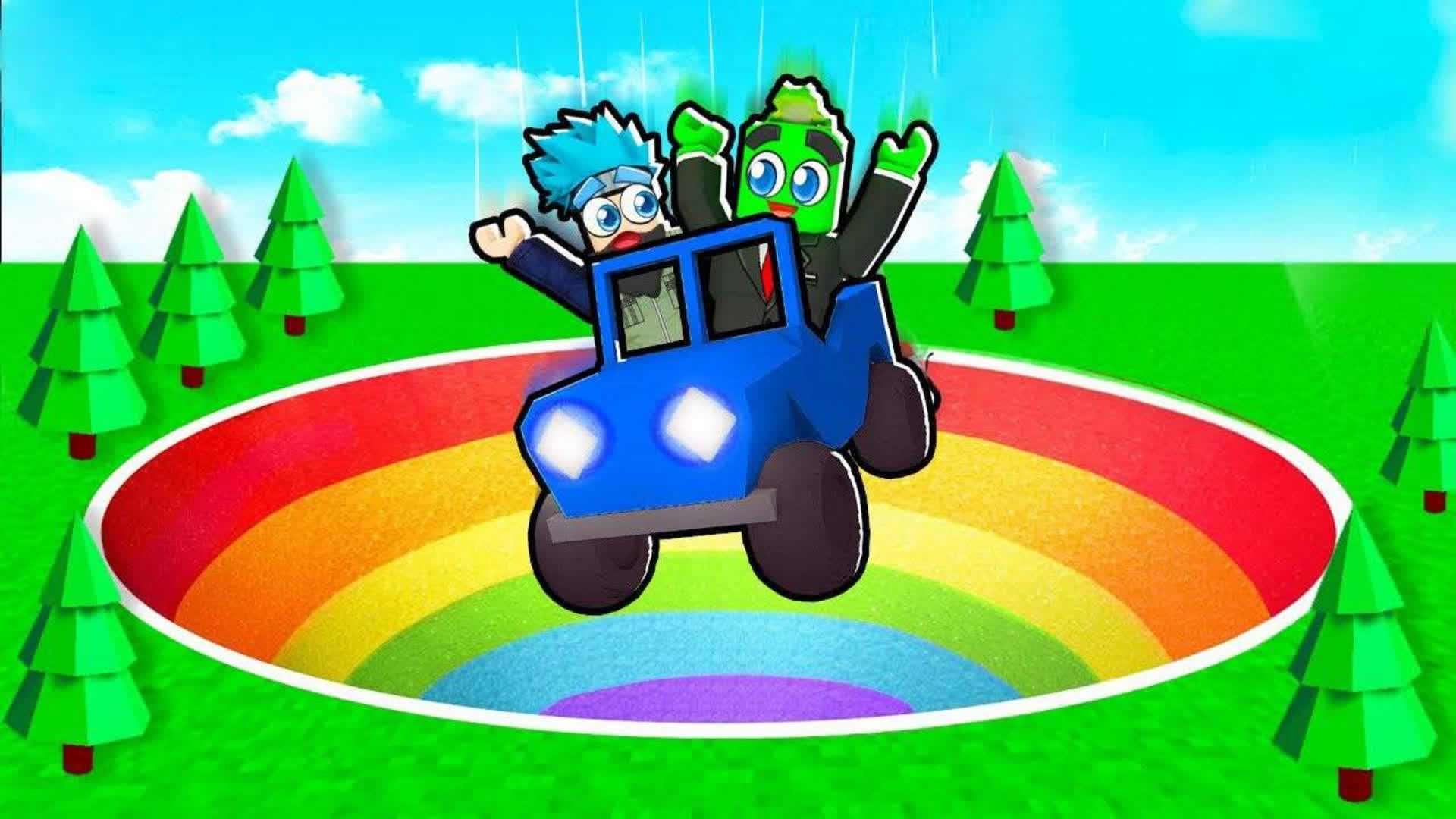🌈DRIVE INTO ULTIMATE HOLE🌈 — Fortnite Creative map