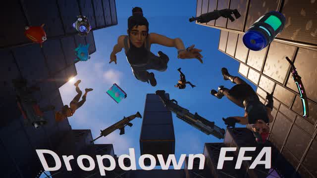 Dropdown FFA — Fortnite Creative map cover art