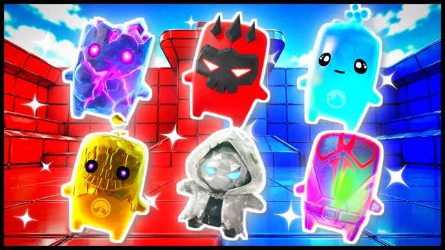 BLUE VS RED PRIME FLASH 🔵🔴 — Fortnite Creative map cover art