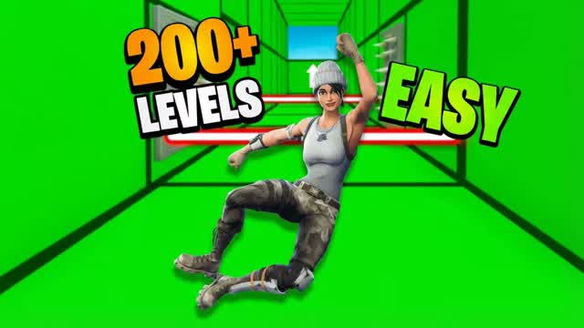 PARKOUR PAR DÉFAUT 200+ — Fortnite Creative map cover art