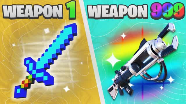 ⭐NUKE GUN GAME💥ONE SHOT🔫 — Fortnite Creative map cover art